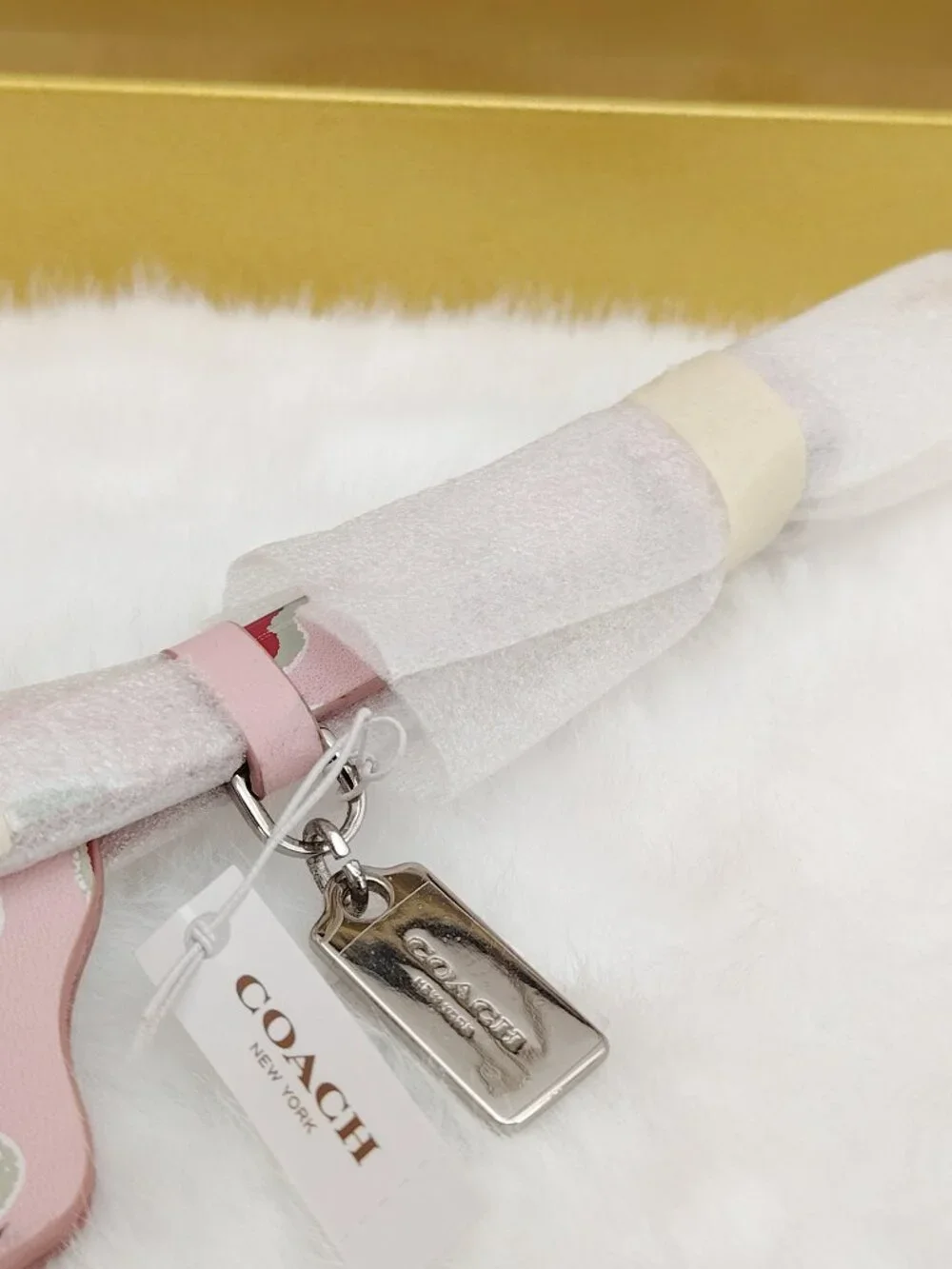 Coach luggage tag bag charm bag accessories